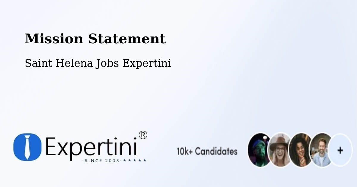 Corporate Mission – Georgetown - Saint Helena Jobs Expertini