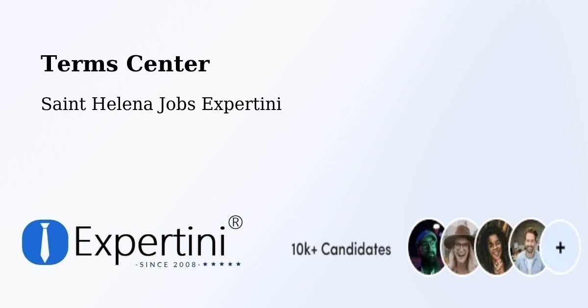 Terms of Service – Georgetown - Saint Helena Jobs Expertini